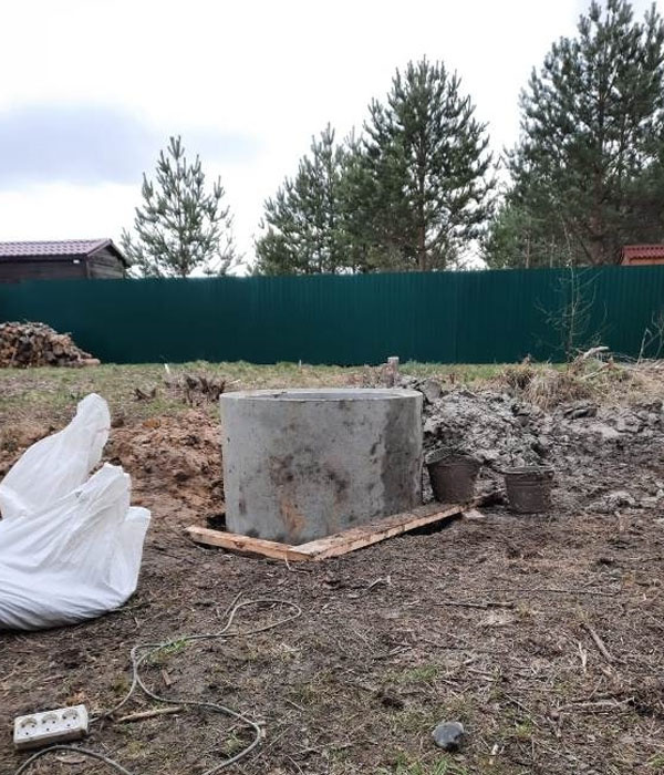 Верхнее кольцо питьевого колодца