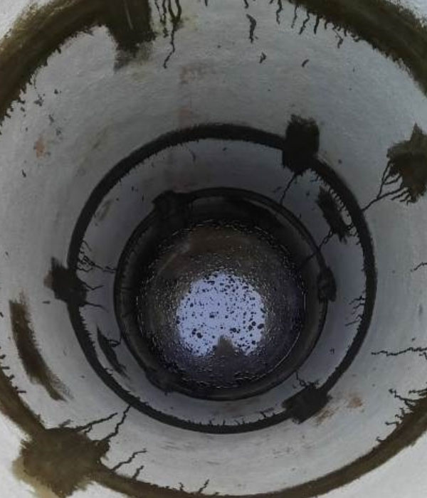 Шахта готового колодца