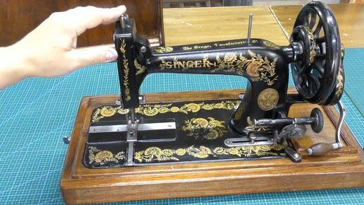 Старинная швейная машинка SINGER 48 K 1905 год. Шотландия.