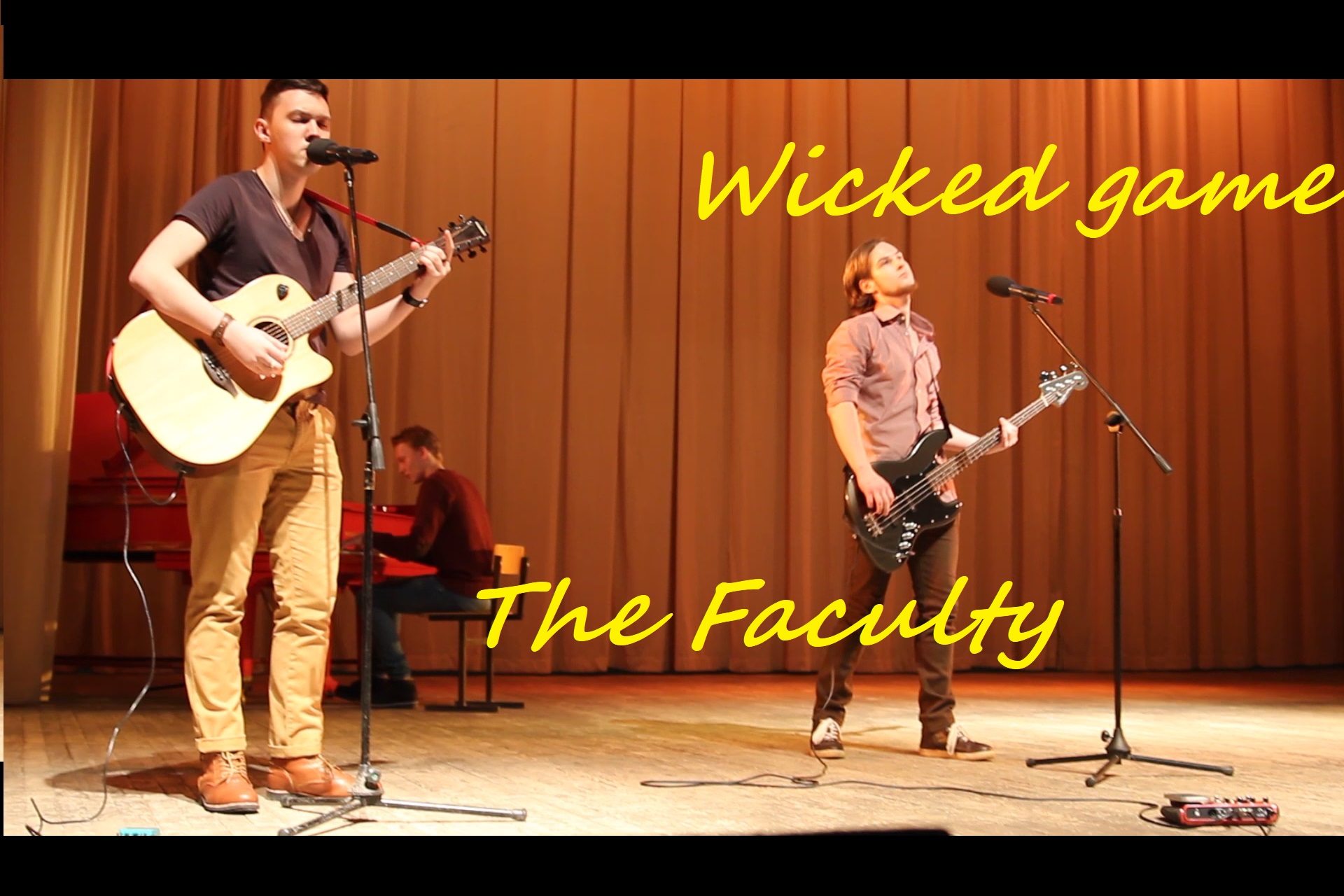 The Faculty - Wicked Game (Chris Isaak, HIM cover) - Live at Tomsk State  University 24/11/2014