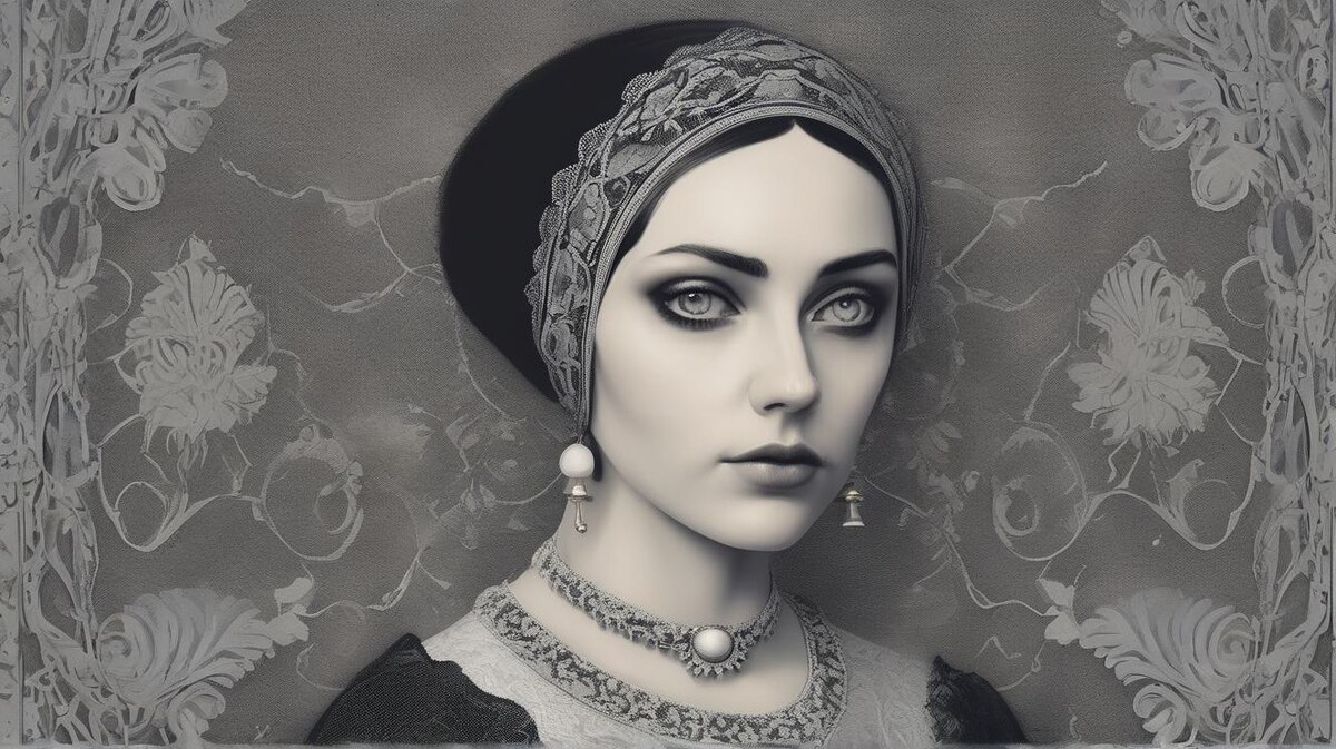 Попросила ИИ нарисовать прототип Марфы Плодомасовой - тетю Лескова Наталью Страхову