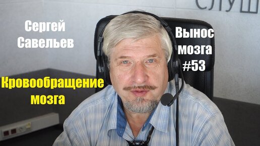 «Кровообращение мозга» Сергей Савельев (Вынос мозга №53) - [20180903]