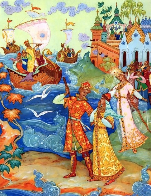 Куркин Александр Михайлович (1916-2003) — один из самых известных художников Палеха, художник-миниатюрист, художник-славянист, иллюстратор книг.