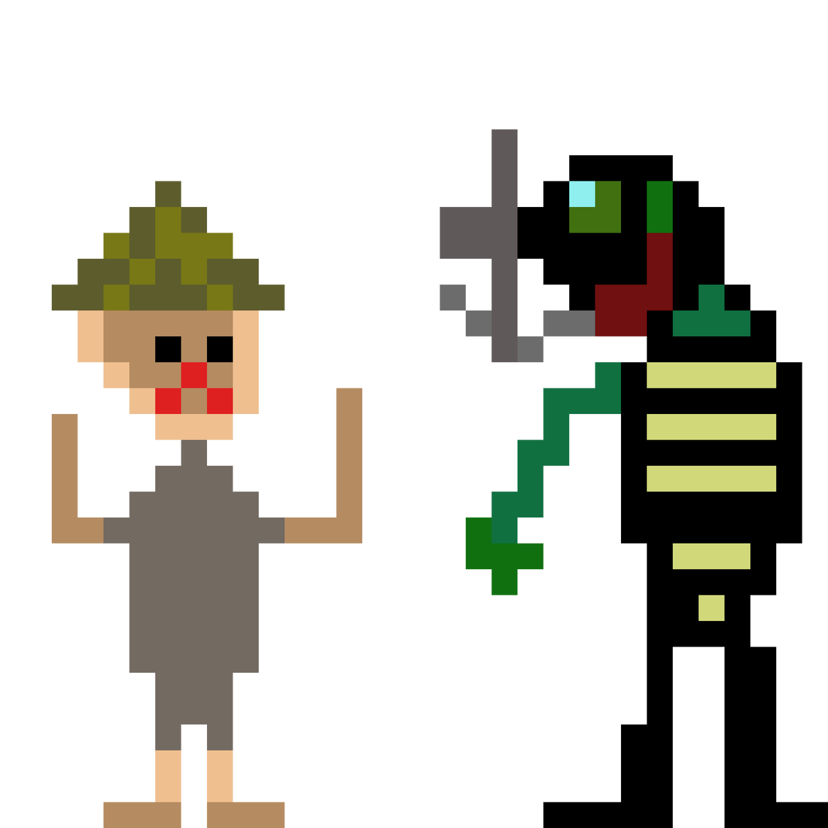 Табурет встретился с мумией