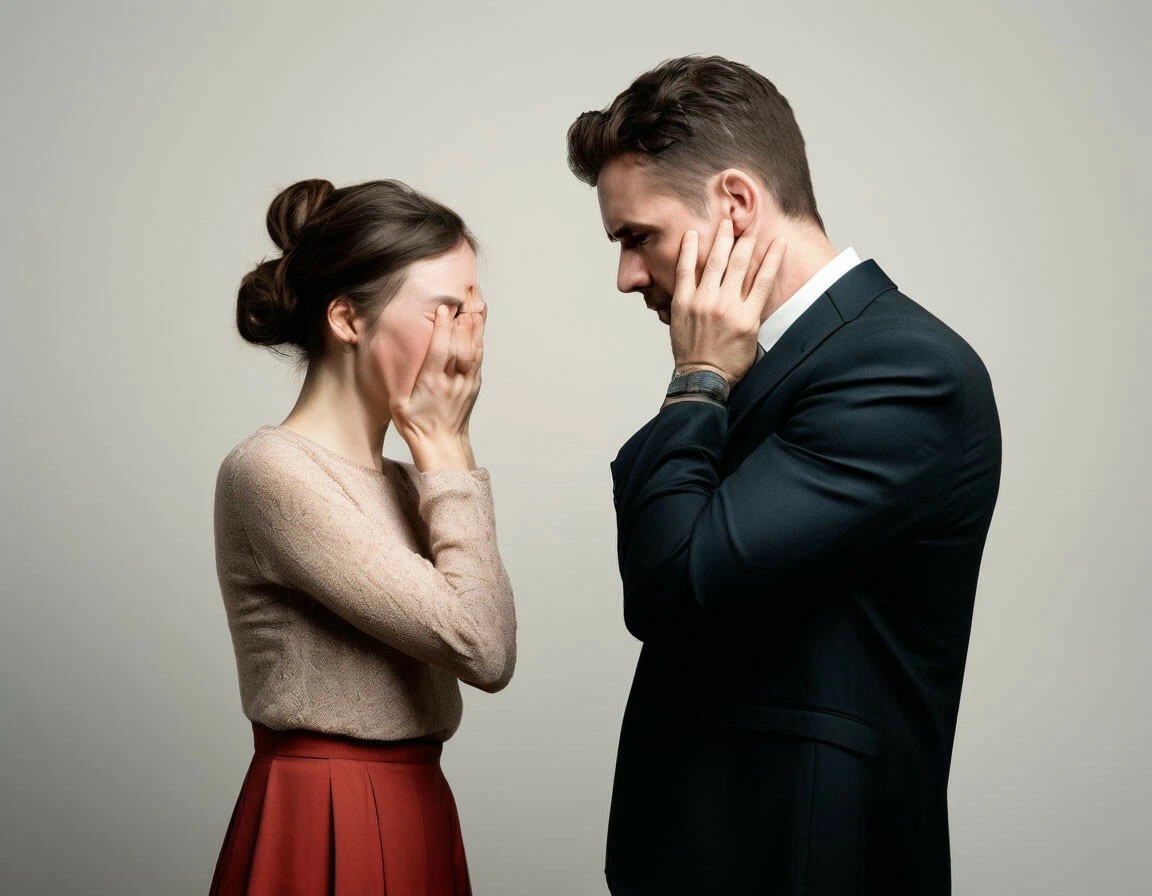 Женщина молчит потому что её не хотят слышать