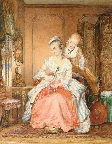 Картина «Леди и ее горничная» (Жан Каролус, 1897 г.) // Источник: Wikimedia Commons (Bonhams, Public Domain) https://commons.wikimedia.org/wiki/File:Jean_Carolus_A_lady_and_her_maid.jpg