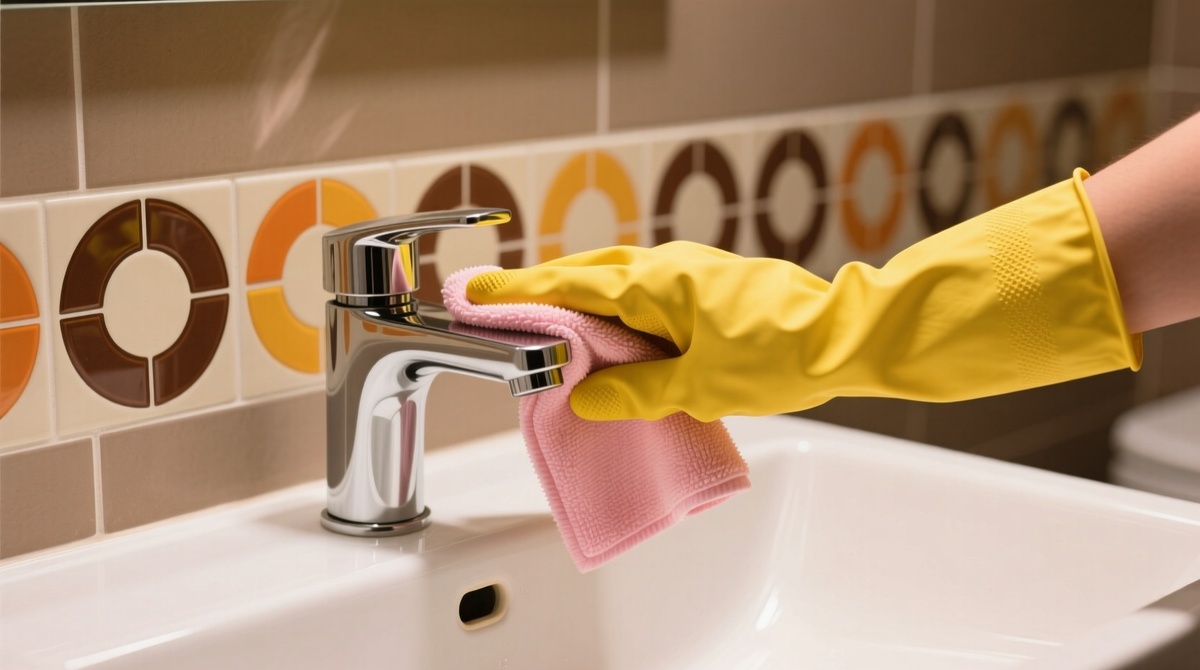 Простые домашние средства легко справляются с налётом на сантехнике.