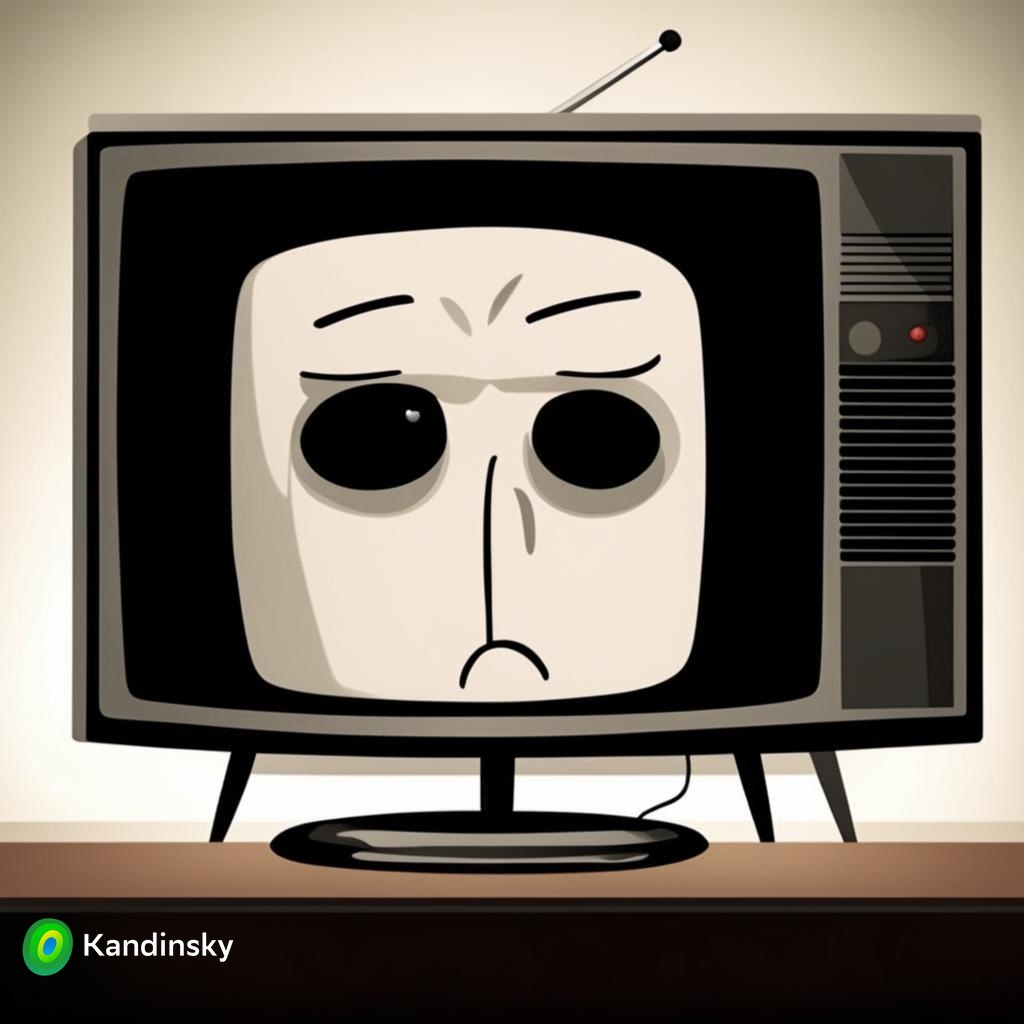 Телевизор устал и хочет отдохнуть