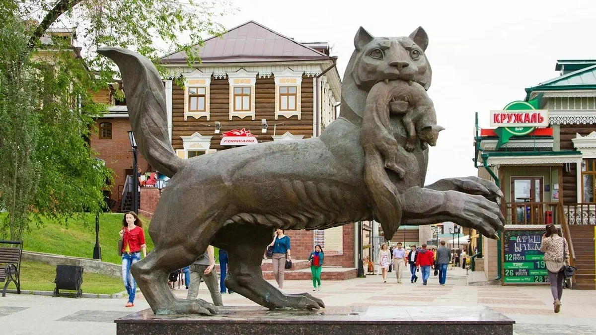 Герб Иркутска. Бабр.