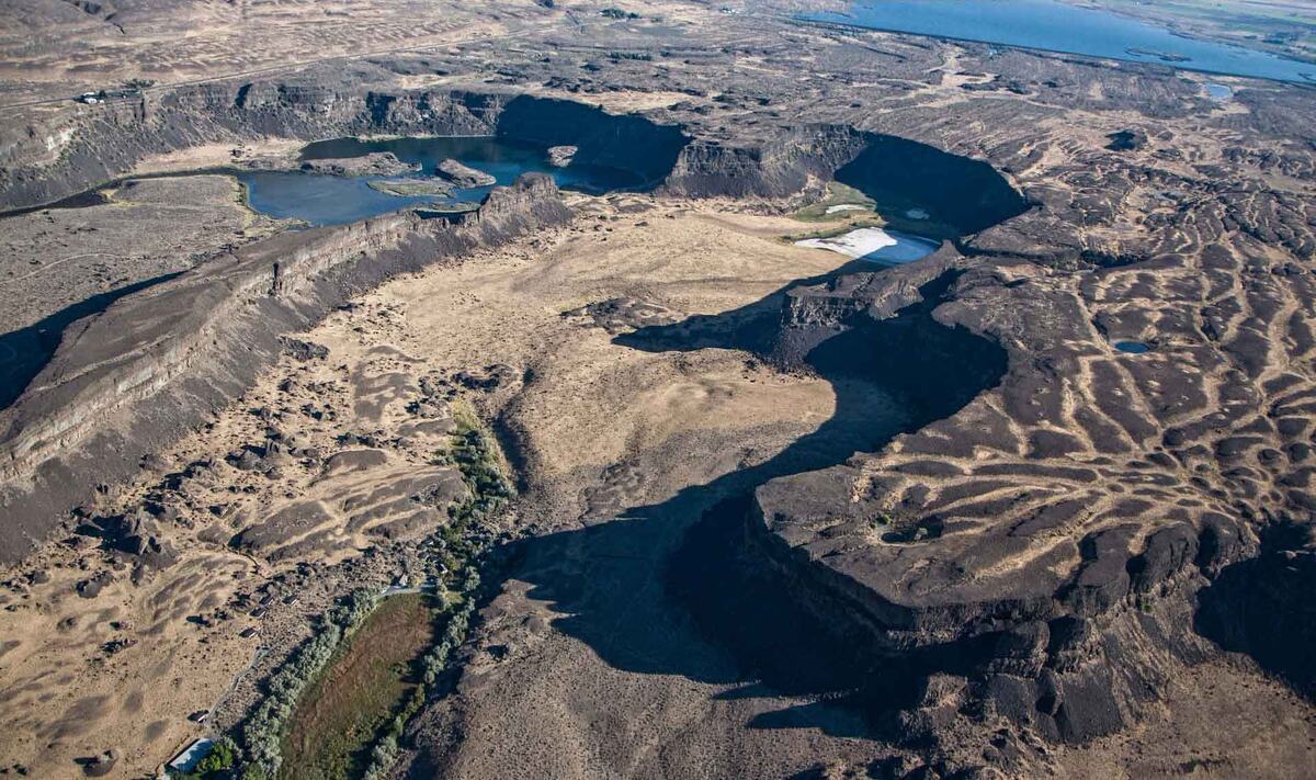 Channeled Scablands (скэбленды). Фото с wikipedia.org
