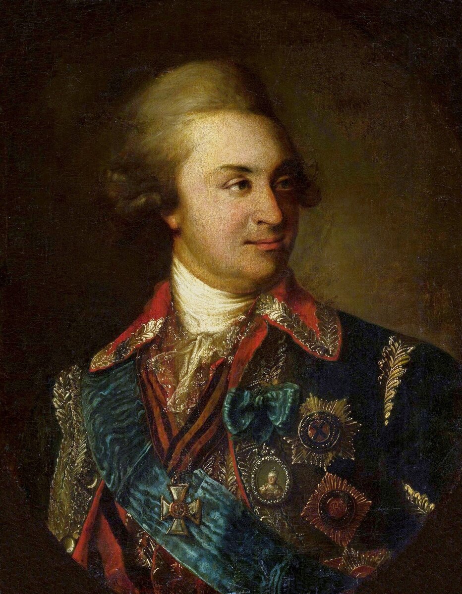 Portrait of Prince Grigory Aleksandrovich Potemkin