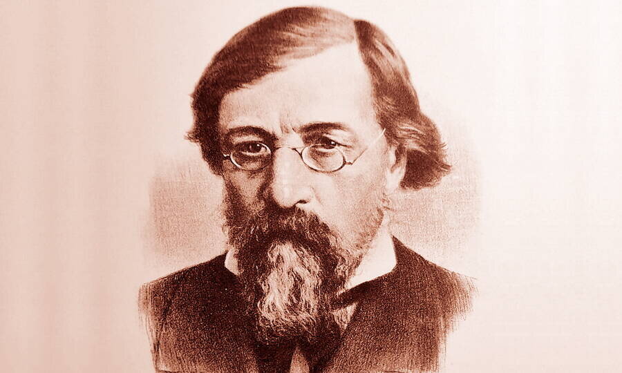 Н.Г. Чернышевский. Портрет по фотографии