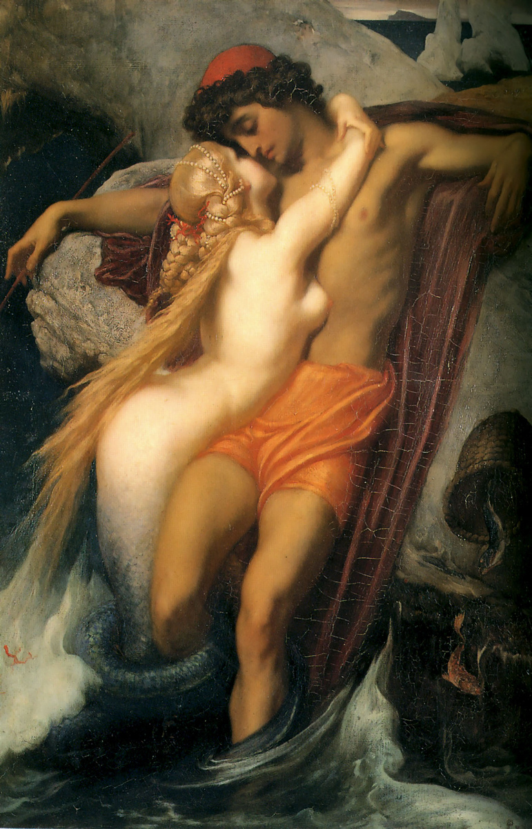 Рыбак и Сирена. 1857