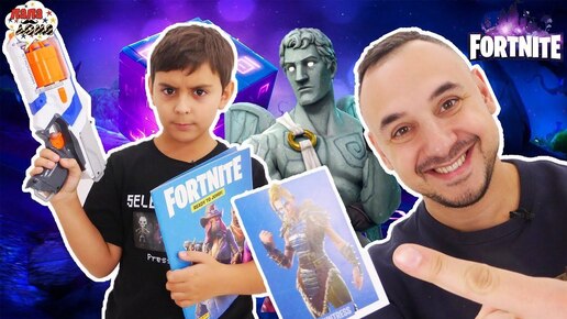 ПРЕДАТЕЛЬСТВО! Папа РОБ и ЯРИК играют в ФОРТНАЙТ! Наклейки FORTNITE READY TO JUMP! Часть 4