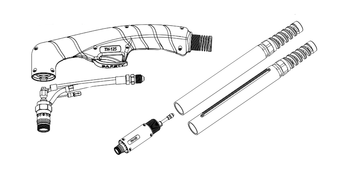 Резаки TH125 (ручной) и TM125 (механизированный)