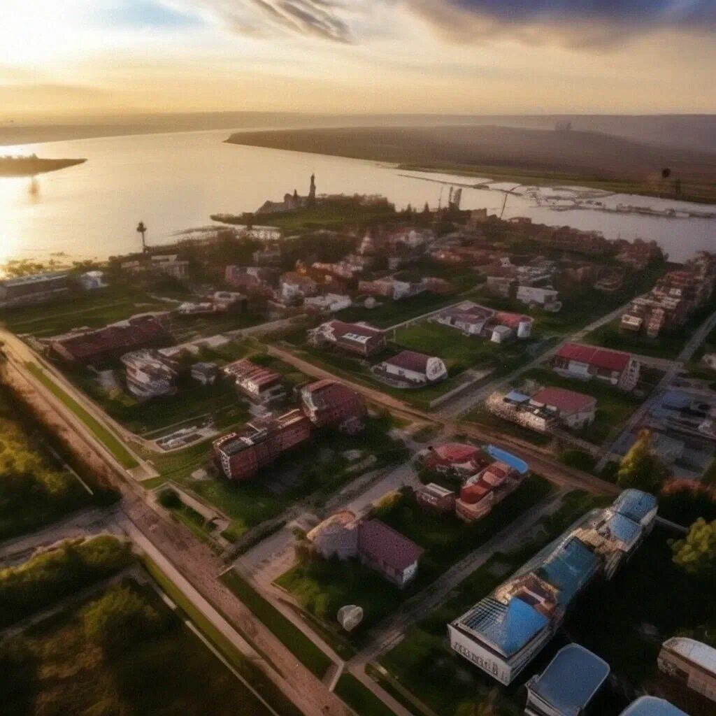 Не совсем Старокорсунская, фото не сохранилось, но тоже на берегу огромного озера