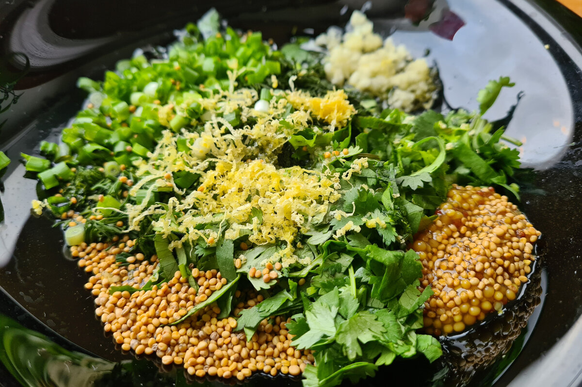 ароматная заправка для картофеля