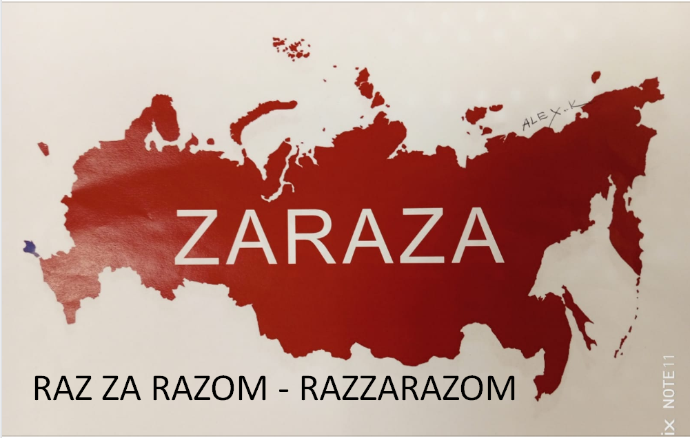 RAZ ZA RAZOM - RAZZARAZOM - Это слияние слов, имеющее рифмованную политическую окраску?
♦
                      
https://www.facebook.com/ALEXEYKIRIANOFF/posts/pfbid021ZhX6jDxzYH27PvMWHDW2AVDazyGLG6vFPQniMvGA4oro2sMvZ8SosgniyXMTapXl