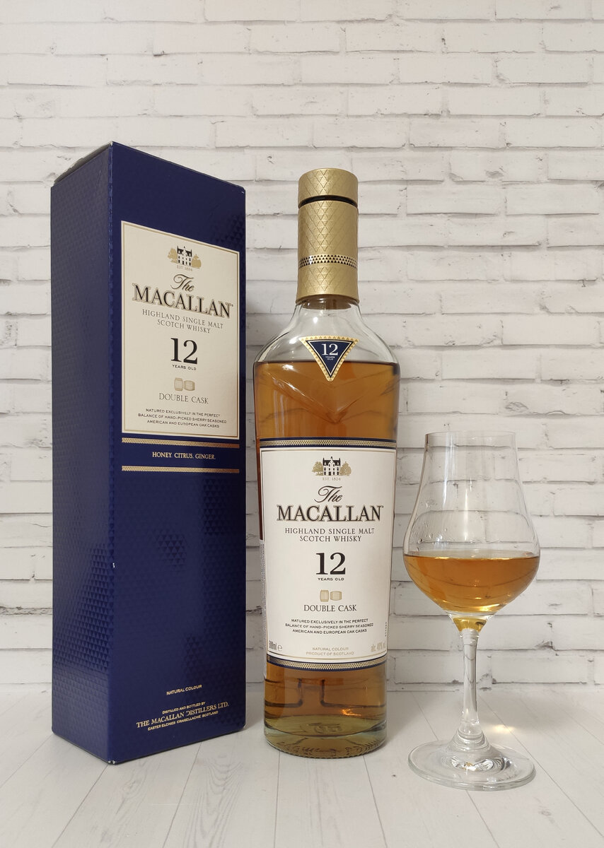 Macallan 12 Double Cask 0.7. Виски Макаллан Дабл Каск.