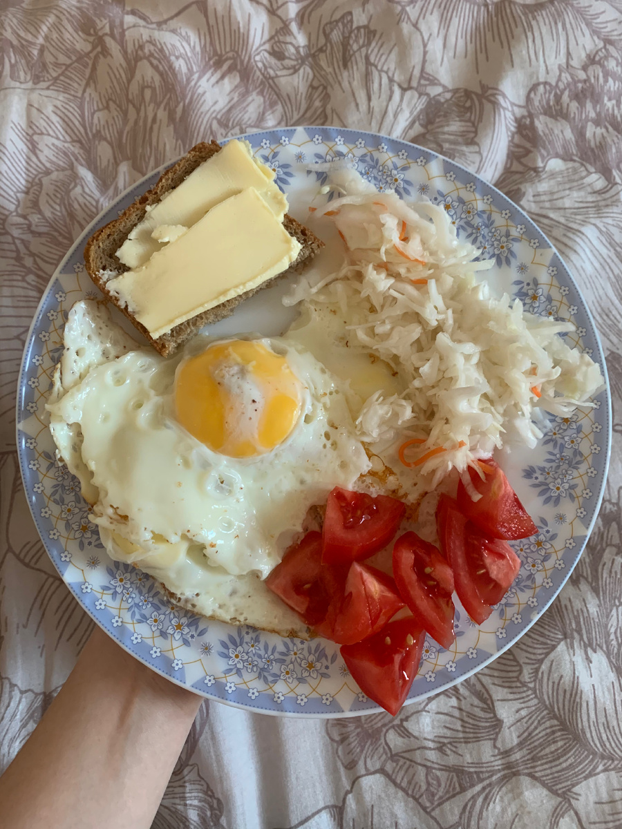 Пример сбалансированного завтрака