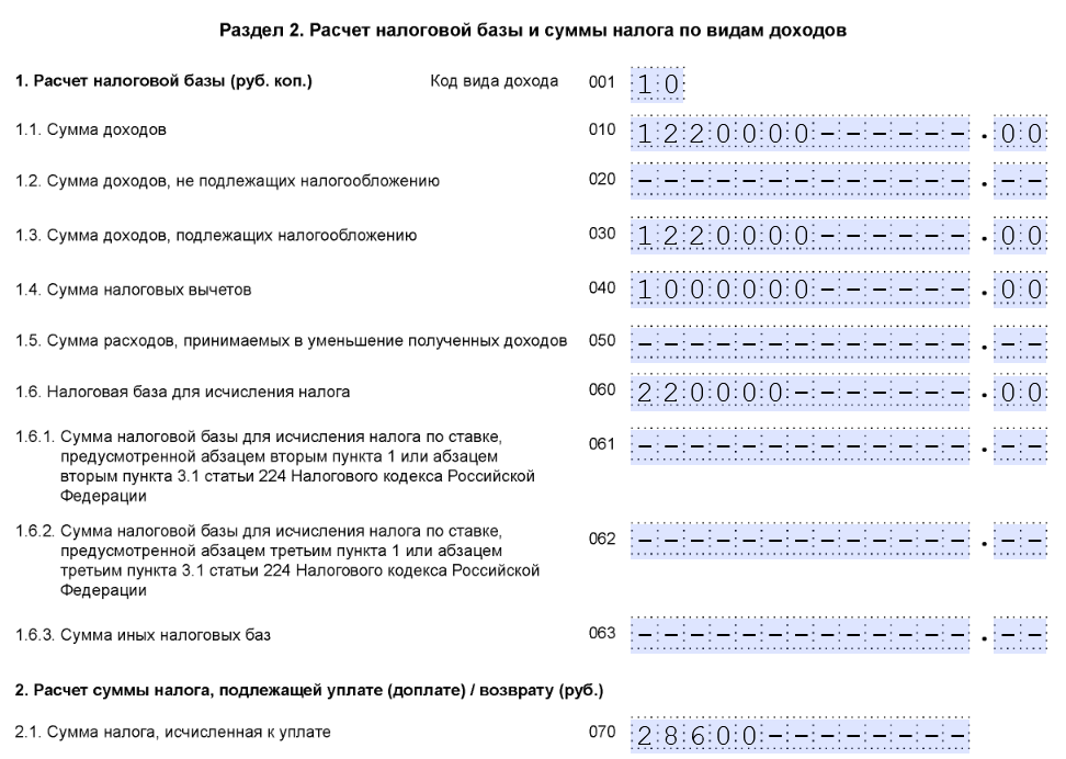 Удалить декларацию 3 ндфл в личном