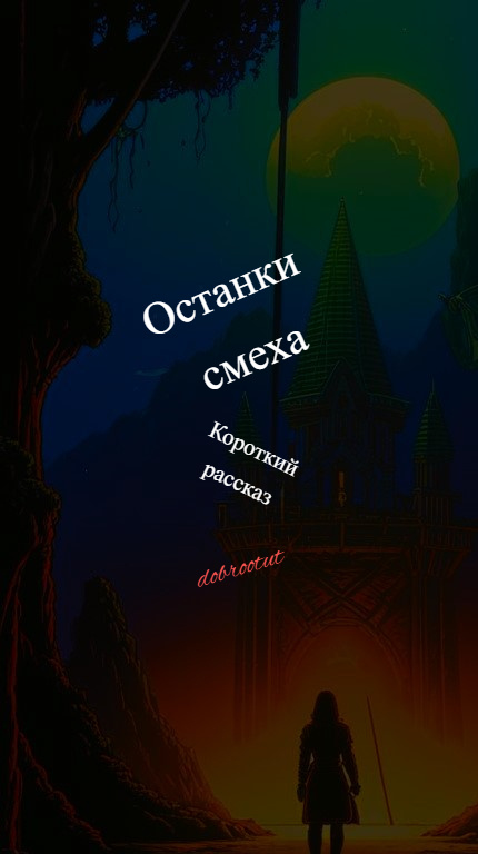 Останки смеха. Дополнительный короткий рассказ. Стиль - фантастика.