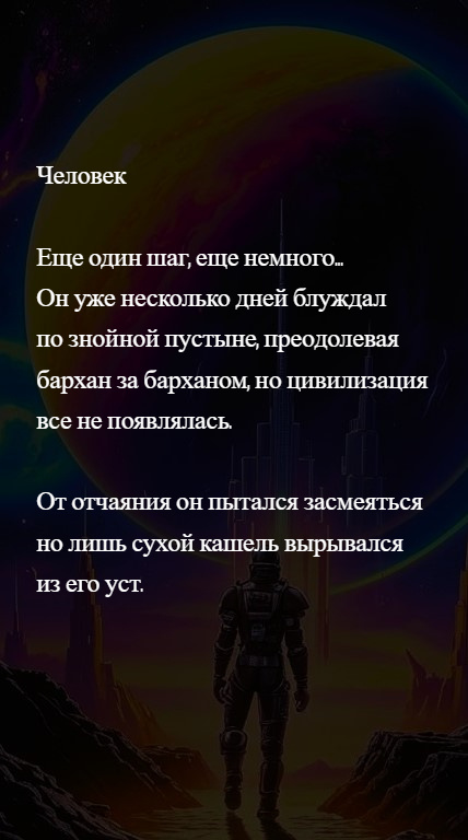 Останки смеха. Дополнительный короткий рассказ. Стиль - фантастика.