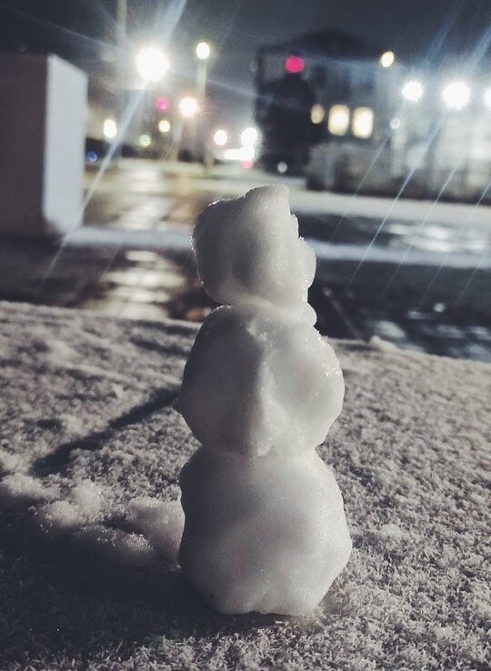 Первый снег в Бологом