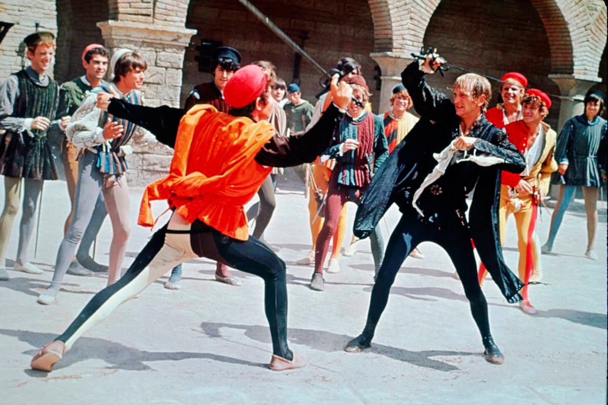 Кадр из кинофильма «Ромео и Джульетта» (Великобритания, Италия, 1968)