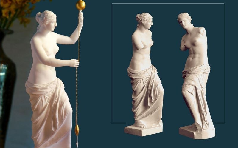 Одна из версий статуи с руками