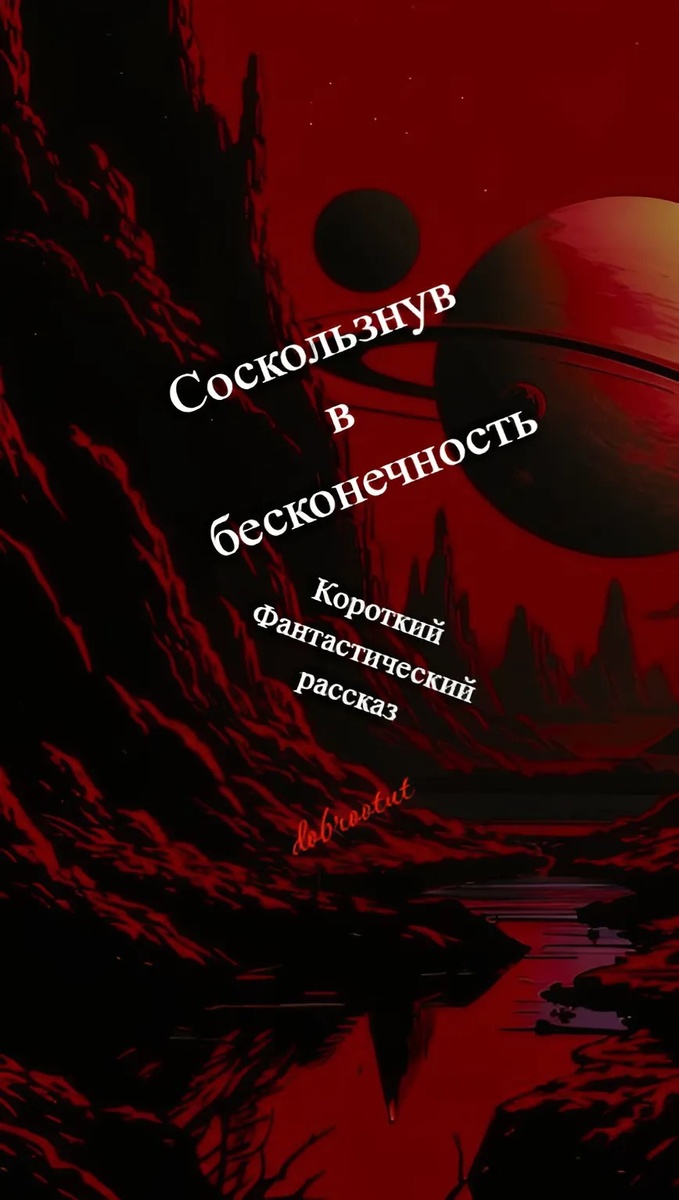 Соскользнув в бесконечность. Дополнительный короткий рассказ. Стиль - фантастика.