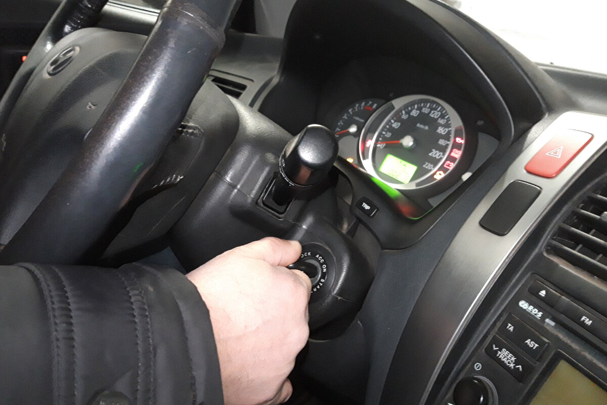 ключ на «СТАРТ»