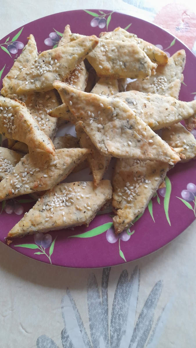 Творожное печенье