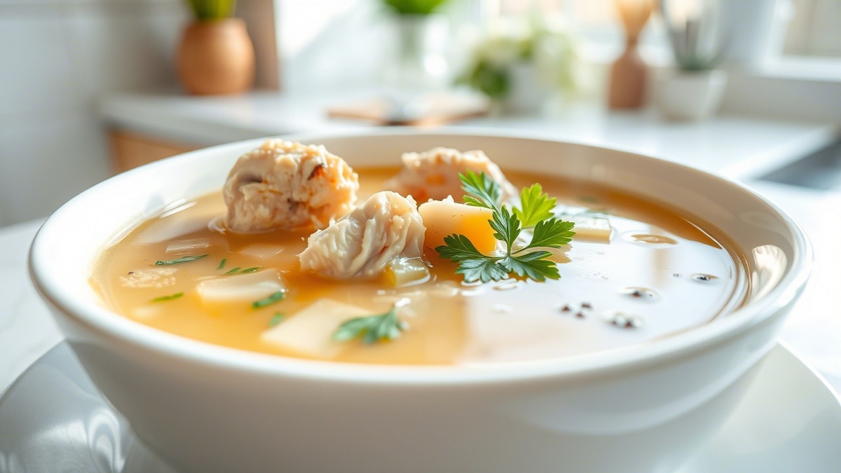 Лучший куриный суп начинается с лёгкого тушения целой курицы