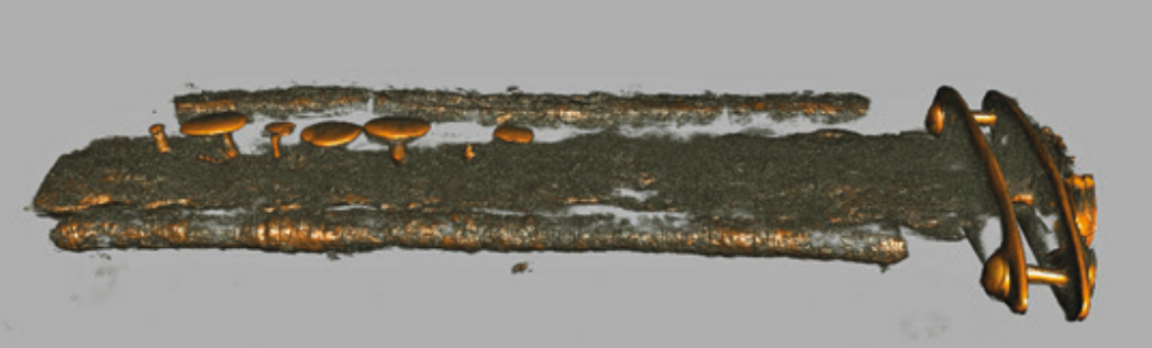 Визуализация меча в ножнах, по Рёбер 2014