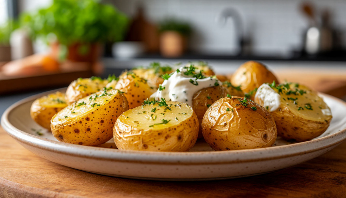 Картофель сорта Юкон невероятно вкусный при медленном запекании