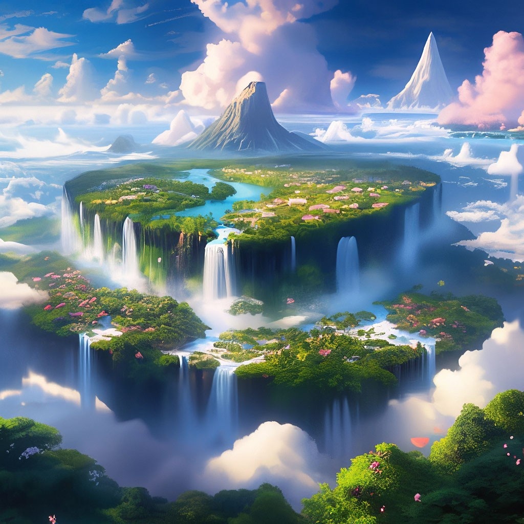 Небесное Царство I изображение составлено с помощью нейросети «Шедеврум» 