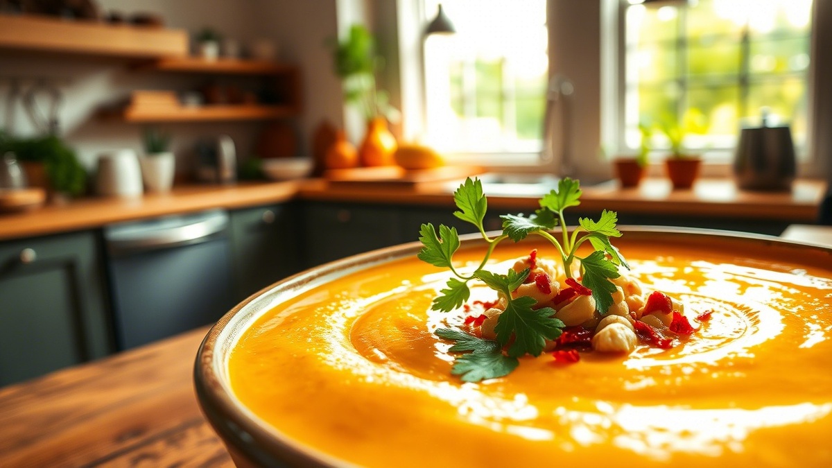 Этот яркий и ароматный суп содержит дозу белка, чтобы вы дольше оставались сытыми