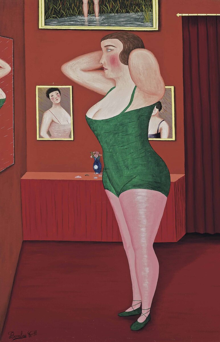 С сайта: https://www.catherinelarosepoesiaearte.com/2023/07/camille-bombois-naive.html