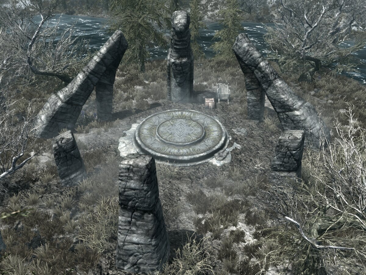 Ритуал исцеления от вампиризма проходит вот в этой милой мегалитической конструкции.