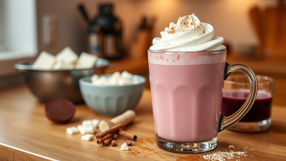 Что может быть слаще обычного горячего какао? Розовая версия, вот что