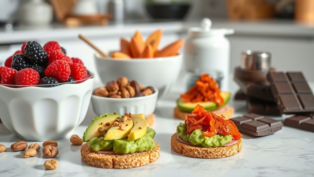 Перекусы в середине дня, насыщенные клетчаткой, пробиотиками и другими полезными для кишечника питательными веществами, обеспечивают вас энергией надолго