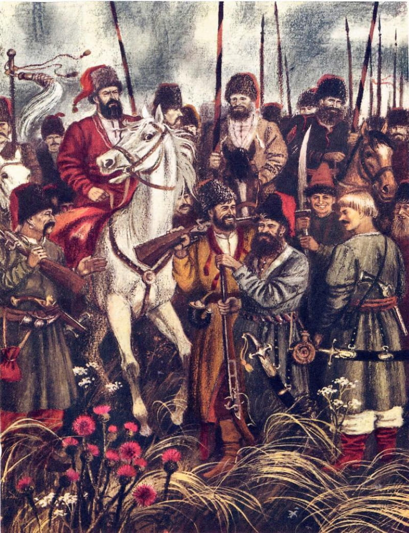 Кондратий Булавин и донские казаки.