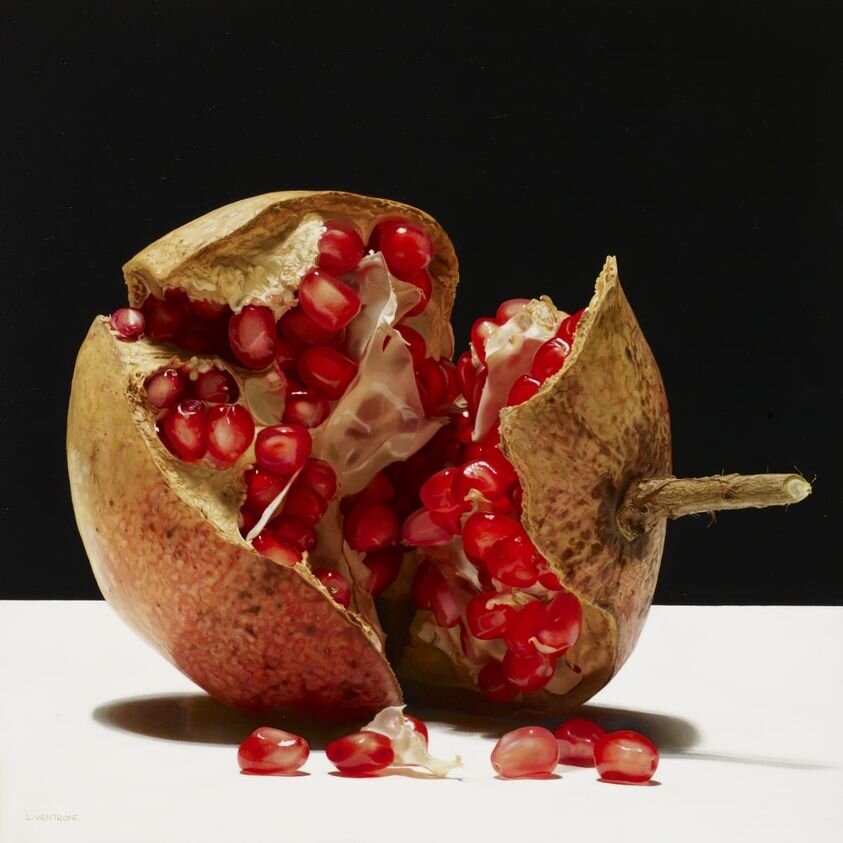  Объект как совокупность частей целого может быть изображен по-разному.  Произвольное деление граната на части...
♦
Painting by Luciano Ventrone (1942-2021) Italian Artist.
Картина Лучано Вентроне (1942-2021) итальянского художника
♦
https://www.facebook.com/permalink.php?story_fbid=pfbid06aY4ZUmhYfczmjgWEyduse2ZAfZ2Mqh1YEJCsAxcXm177RA2hd5w8dfPYfoSdKpQl&id=1841284373