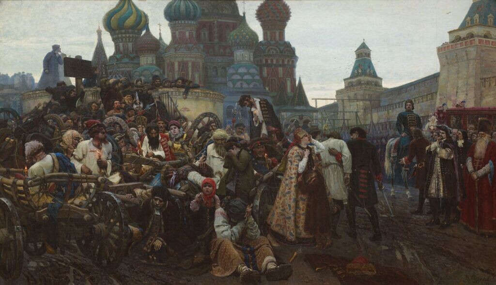 В. Суриков «Утро стрелецкой казни». 1881 г. Фото: my.tretyakov.ru