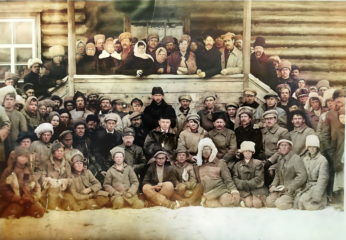 Рабочие Богословских копей, 1923 год. Фонд Серовского исторического музея