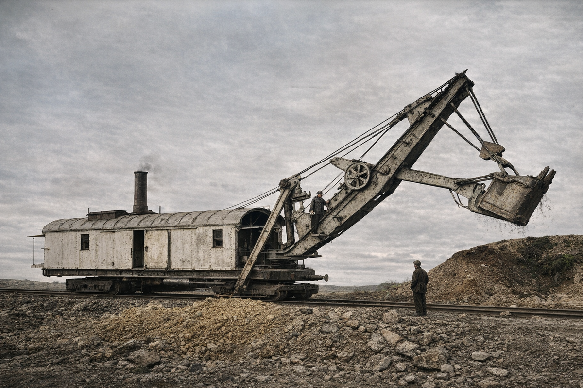 Экскаватор Путиловского завода