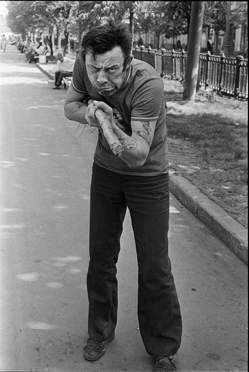 Москва, СССР, 1970-е годы. Фотография авторства Владимира Сычёва. 
