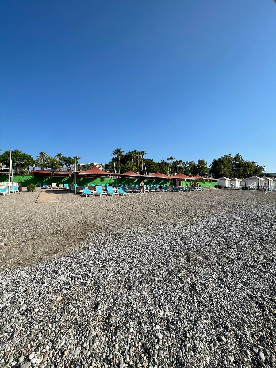 Пляж отеля Лимак Лимра 5* в Турции (Кемер)