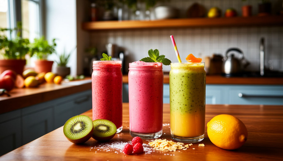 Карамелизируйте фрукты, добавьте немного комбучи или варенья